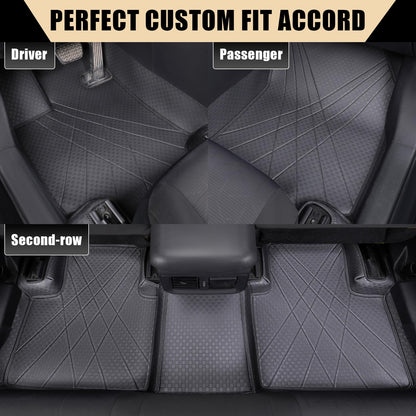 EKR vehicle mat — leatherette floor mats for Honda Accord 2013-2017
