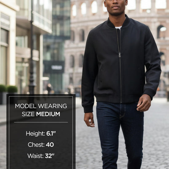 Michael Kors men's bomber jacket — lightweight and water resistant coat