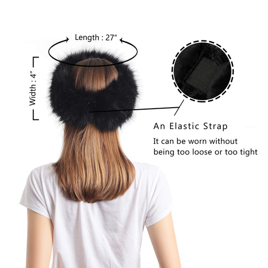 Hairband — Faux fur design from LA CARRIE for winter warmth and comfort