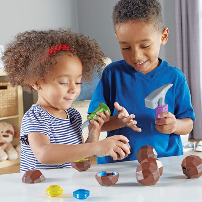Learning Resources Rock 'n gem surprise activity set — sorting and counting skills 19 pieces ages 3+
