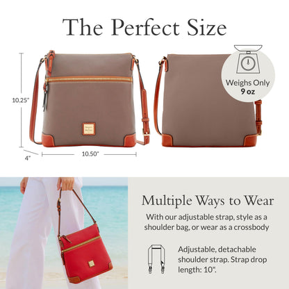 Dooney & Bourke handbag — Pebble grain leather with adjustable shoulder strap