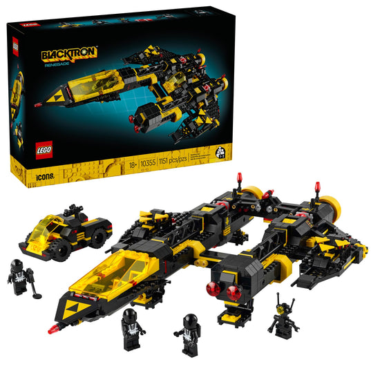LEGO Icons Blacktron Renegade — DIY kit for adults 18+