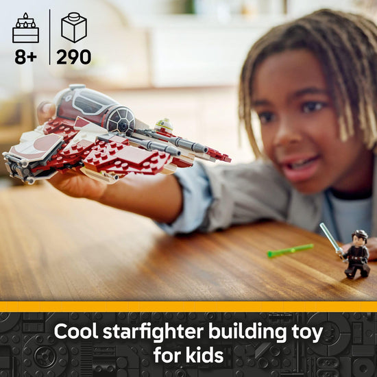 LEGO Star Wars Ahsoka's Jedi Interceptor spaceship building toy - ages 8+