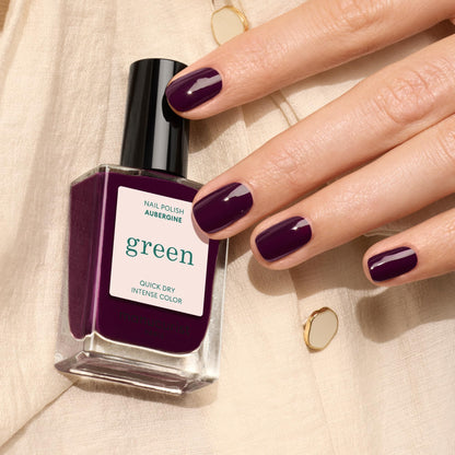 Manucurist Green nail polish — 9-free, plant-based and vegan formula
