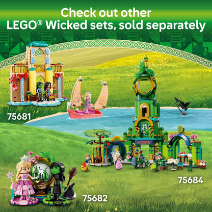 LEGO building blocks — Glinda and Elphaba's dormitory set for kids 8+