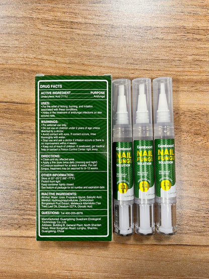 Gembooxt Premium Toenail Fungus Pen-Toenail Fungus Treatment Extra Strength with Undecylenic Acid & Tea Tree Oil, Fast-Acting Nail Repair Pen for Damaged Nails,Nail Repair Pen-Nail Health & 11PCS