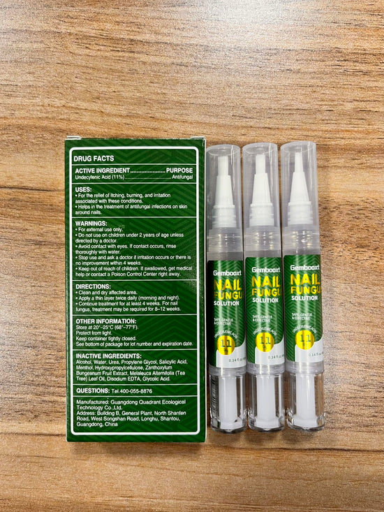 Gembooxt Premium Toenail Fungus Pen-Toenail Fungus Treatment Extra Strength with Undecylenic Acid & Tea Tree Oil, Fast-Acting Nail Repair Pen for Damaged Nails,Nail Repair Pen-Nail Health & 11PCS