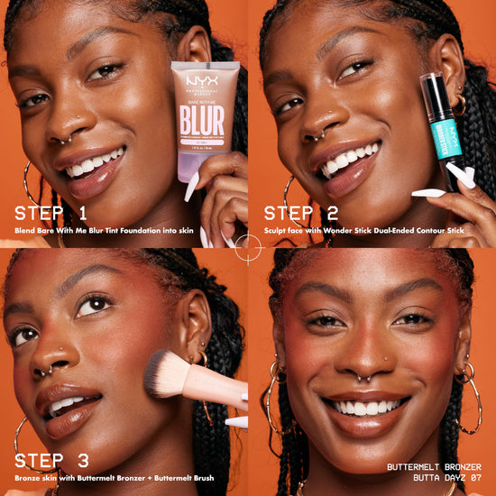 Face shaping makeup — NYX Buttermelt bronzer