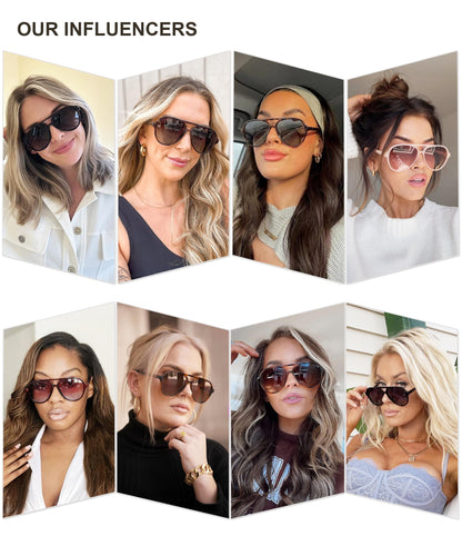 SOJOS polarized aviator sunglasses - retro trendy design for men and women