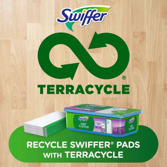 Surface cleaning wipe — Swiffer Sweeper Wet mopping cloth with Febreze lavender scent