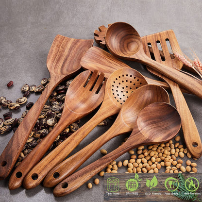 Spoon — Teak long handle design by Gudamaye