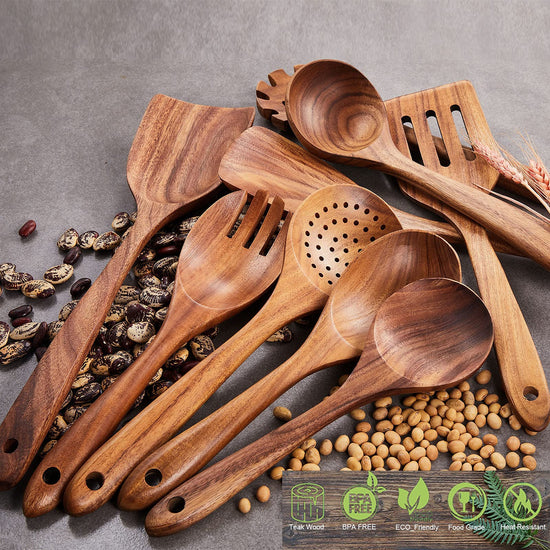 Spoon — Teak long handle design by Gudamaye