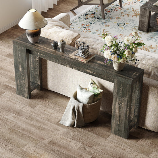 Little Tree console table — 70.9-inch narrow design for living spaces and hallways