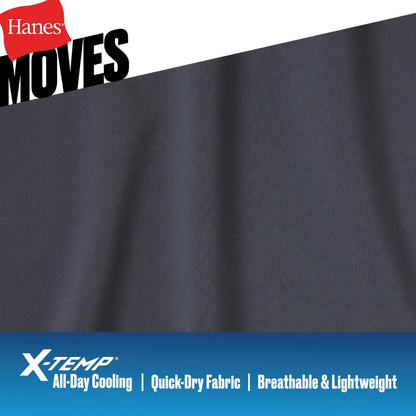 Hanes men's mesh t-shirt — X-Temp moisture-wicking technology