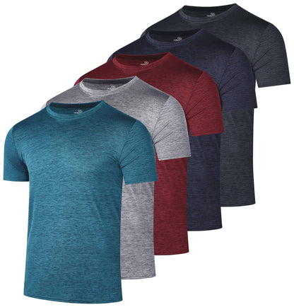 Real Essentials men's dry-fit short sleeve crew neck shirts
