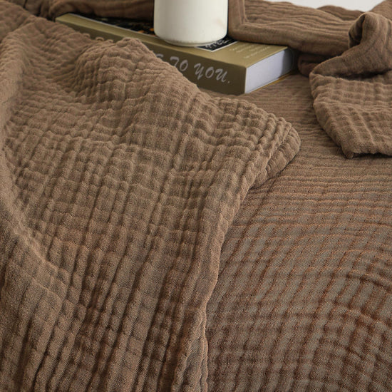 Blanket — 60% rayon 40% cotton muslin from David's Home