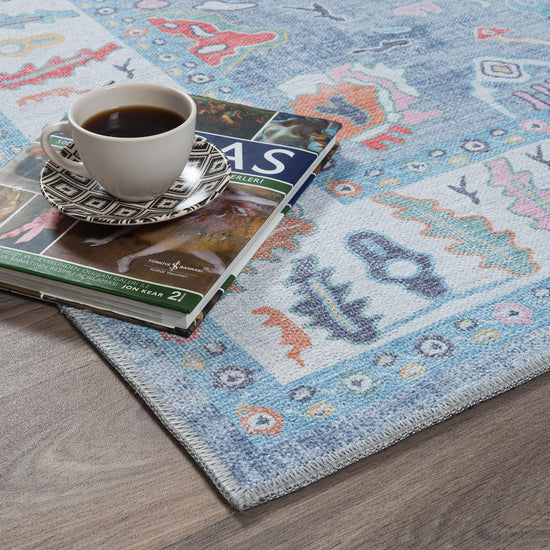 Fame Rugs modern oushak rug — vintage Turkish oriental design for living room and bedroom