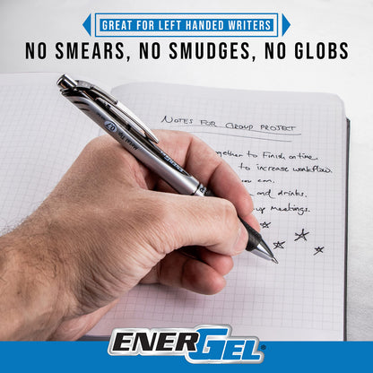 Writing instrument — Pentel EnerGel deluxe retractable gel penWriting instrument — Pentel EnerGel retractable liquid gel pen