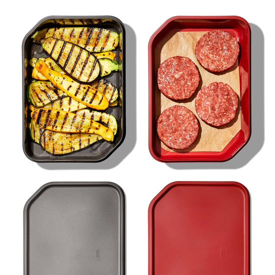 OXO Good Grips barbecue tool set — grilling prep and carry system