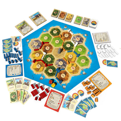 CATAN board game — civilization building strategy for family fun and trade.