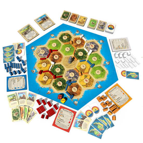 CATAN board game — civilization building strategy for family fun and trade.