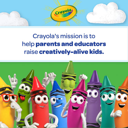 Crayola egg crayons — large size for toddlers and young children, 12 count