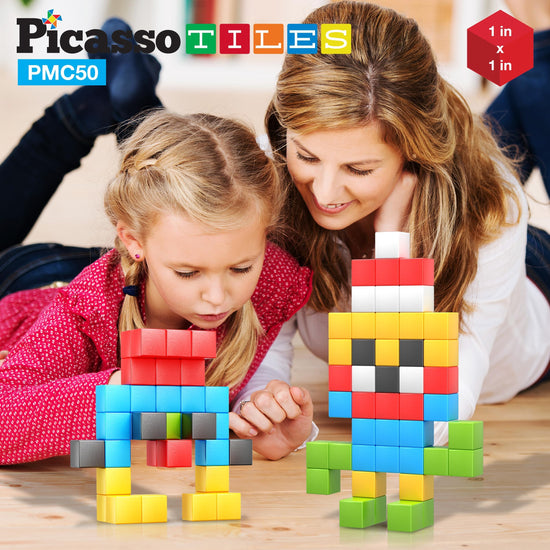 Toy building block — PicassoTiles Cube Paren1