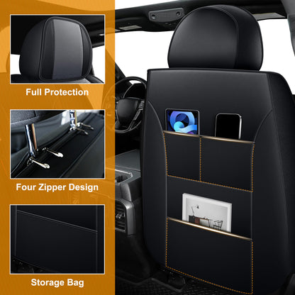 AOMSAZTO vehicle seat cover - faux leather full set for Dodge RAM trucks 2012-2026