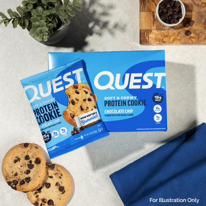 Quest Nutrition cookie — chocolate chip flavor