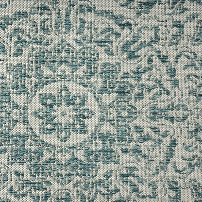 RUG — Nicole Miller New York azalea transitional medallion indoor/outdoor design