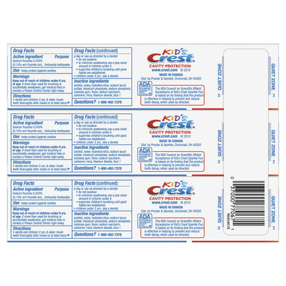 Crest Kid's Advanced Toothpaste