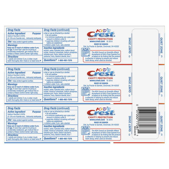 Crest Kid's Advanced Toothpaste