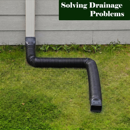 Ogutter downspout extensions — flexible and extendable from 21 to 66 inches
