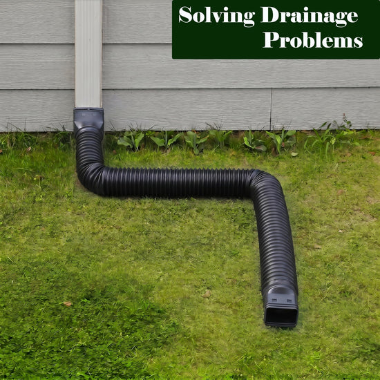 Ogutter downspout extensions — flexible and extendable from 21 to 66 inches