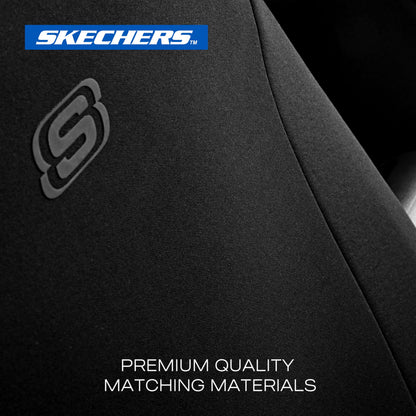 Skechers vehicle seat cover — premium breathable polyester for front seats