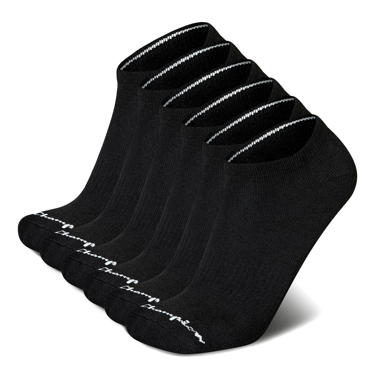 Champion men's low cut moisture-wicking athletic socks - 6-pack