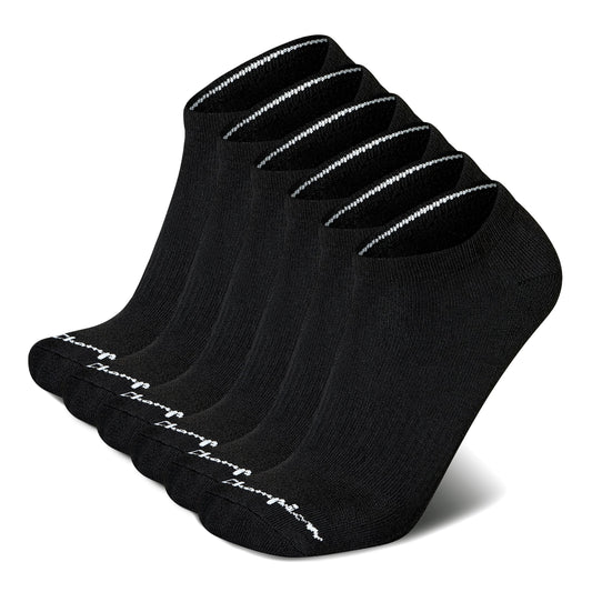 Champion men's low cut moisture-wicking athletic socks - 6-pack