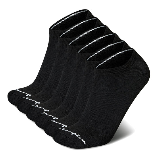 Champion men's low cut moisture-wicking athletic socks - 6-pack