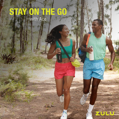 ZULU Ace thermos with chug spout and leak-proof locking lid for school and travel.