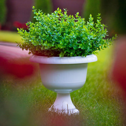 AXYLEX Artificial Flowers Outdoor Shrubs - Fake Plants UV Resistant No Fade Faux Plastic Greenery Home Garden Porch Patio Decoration Office Indoor