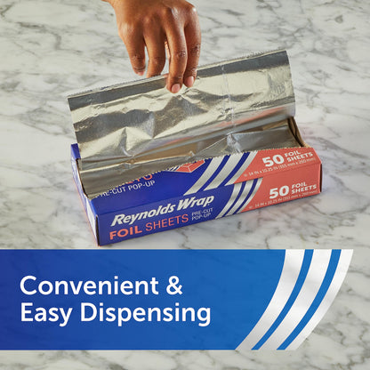 Food wrap — Reynolds Wrap heavy duty pre-cut aluminum foil sheets