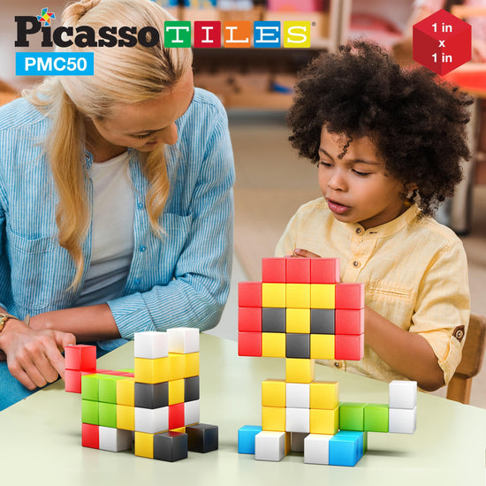 Toy building block — PicassoTiles Cube Paren1