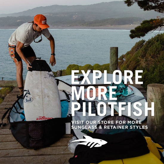 Pilotfish body strap — no tail adjustable eyewear retainer cable strap