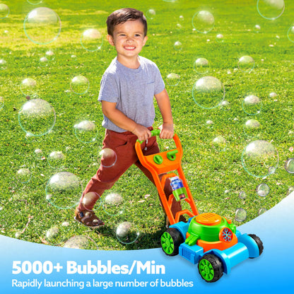 Sloosh mower bubble maker - fun design for outdoor play