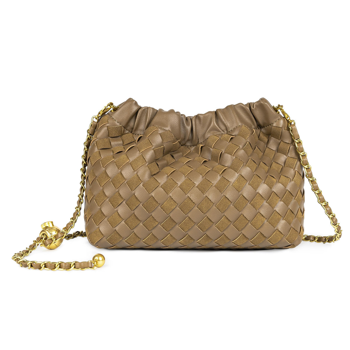 Joryin woven crossbody bag and evening purse, trendy dumpling clutch and hobo cloud shoulder bag
