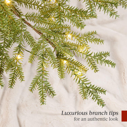 Artificial tree — Pre-lit sparse design by Best Choice Products