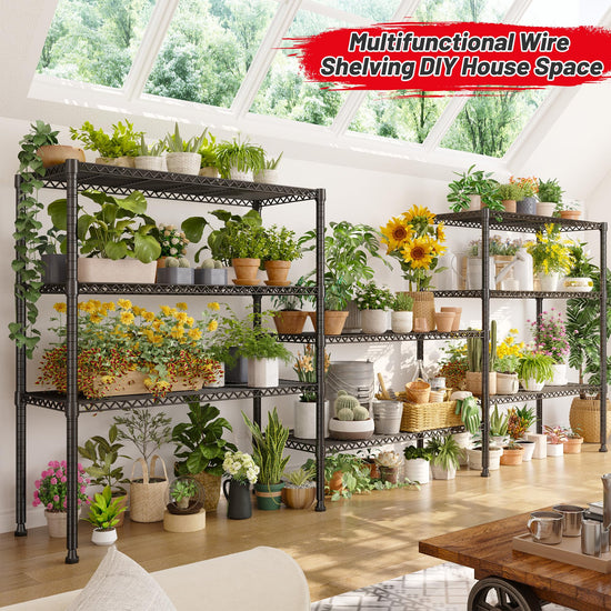 Shelf — Reibii wire shelving rack metal shelves