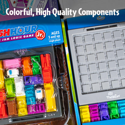 ThinkFun Rush Hour Junior — classic traffic jam logic game for kids