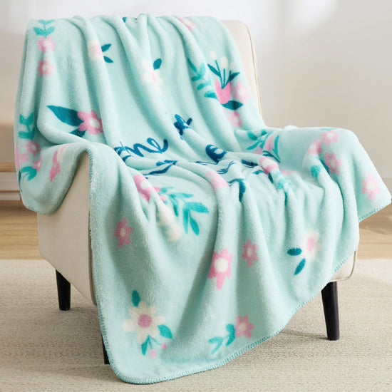 Bedsure blanket throw - soft polyester fabric