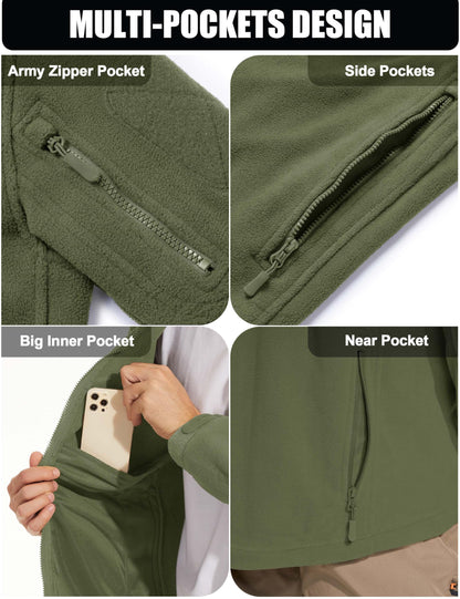Crysully coat — Warm fleece hooded jacket for outdoor adventures
